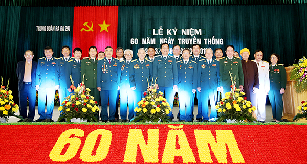 Trung đoàn Ra đa 291 kỷ niệm 60 năm Ngày truyền thống