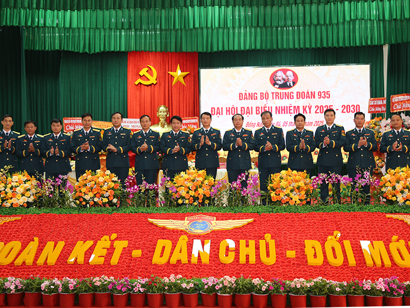 Đảng bộ Trung đoàn 935 tổ chức thành công Đại hội đại biểu nhiệm kỳ 2025-2030