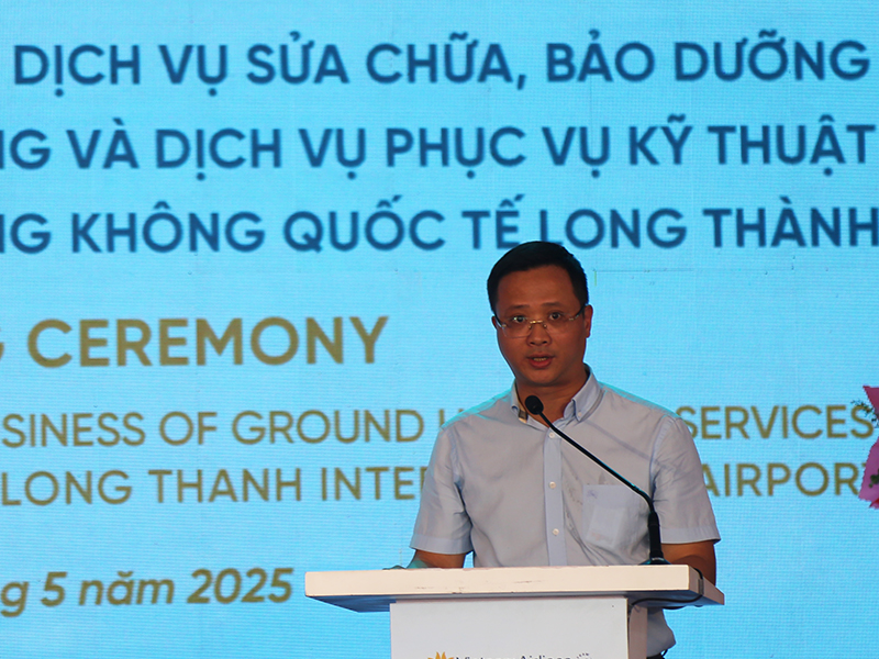 Lễ khởi công Dự án đầu tư Xây dựng và kinh doanh dịch vụ sửa chữa, bảo dưỡng phương tiện, trang thiết bị hàng không và dịch vụ phục vụ kỹ thuật thương mại mặt đất số 1 tại cảng hàng không quốc tế Long Thành