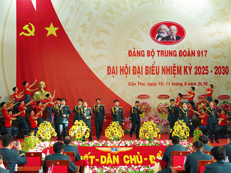 Đảng bộ Trung đoàn 917 tổ chức thành công Đại hội đại biểu nhiệm kỳ 2025-2030