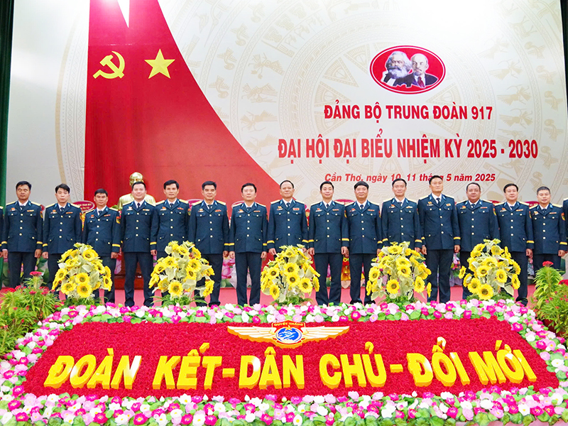 Đảng bộ Trung đoàn 917 tổ chức thành công Đại hội đại biểu nhiệm kỳ 2025-2030