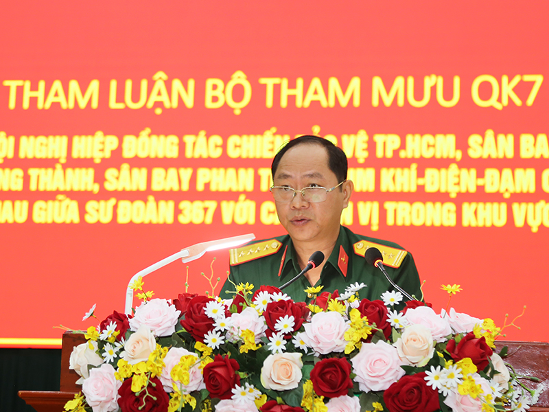 Hội nghị hiệp đồng tác chiến phòng không bảo vệ các mục tiêu trọng yếu giữa Sư đoàn 367 với các đơn vị trong khu vực Miền Nam