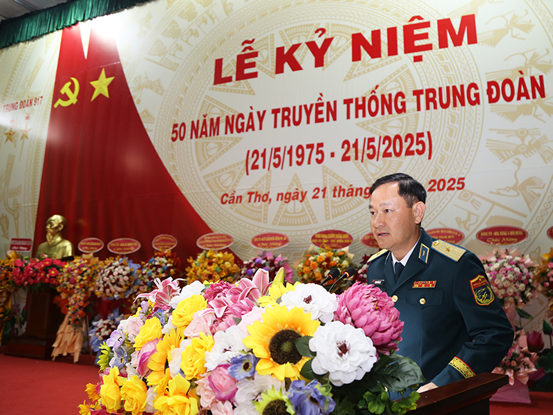 Trung đoàn 917 kỷ niệm 50 năm ngày truyền thống