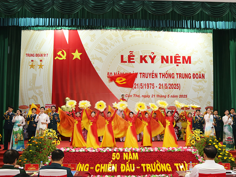 Trung đoàn 917 kỷ niệm 50 năm ngày truyền thống