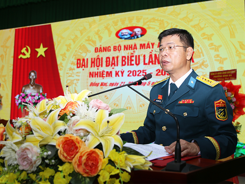 Đảng bộ Nhà máy A29 tổ chức thành công Đại hội đại biểu lần thứ IX, nhiệm kỳ 2025-2030.