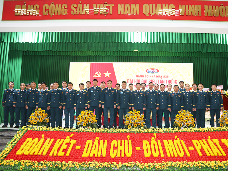 Đảng bộ Nhà máy A29 tổ chức thành công Đại hội đại biểu lần thứ IX, nhiệm kỳ 2025-2030.