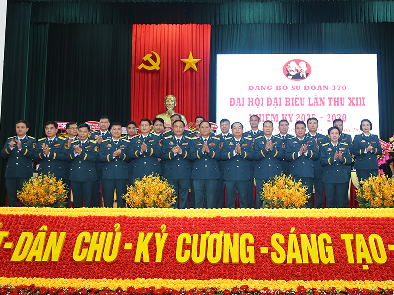 Đảng bộ Sư đoàn 370 tổ chức thành công Đại hội Đại biểu lần thứ XIII, nhiệm kỳ 2025-2030