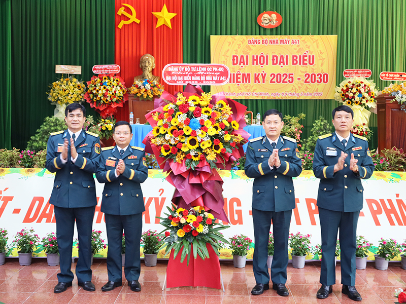 Đảng bộ Nhà máy A41 tổ chức thành công Đại hội đại biểu nhiệm kỳ 2025-2030