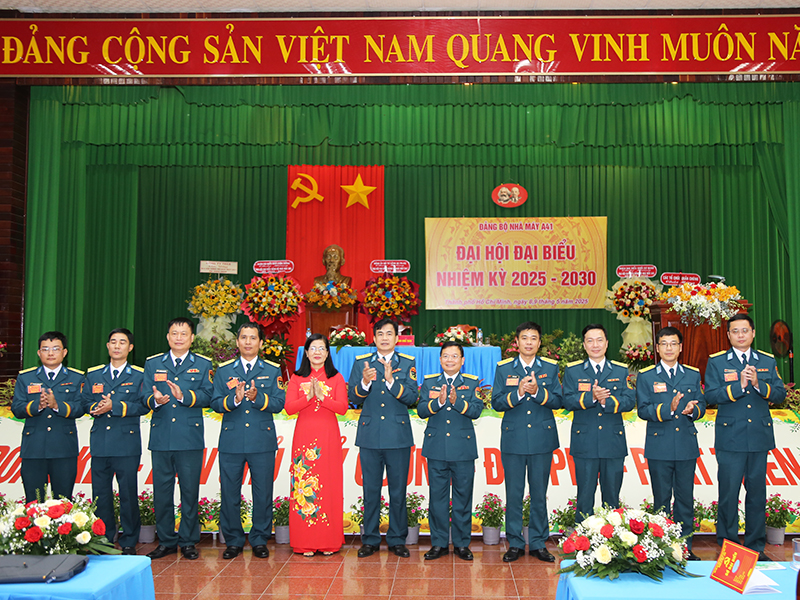 Đảng bộ Nhà máy A41 tổ chức thành công Đại hội đại biểu nhiệm kỳ 2025-2030