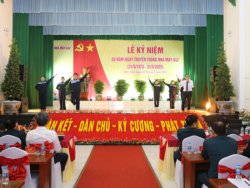 Nhà máy A42 kỷ niệm 50 năm ngày truyền thống (31-5-1975 /31-5-2025)