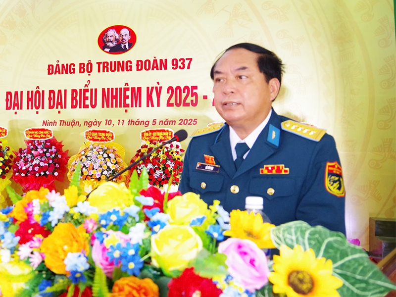 Đảng bộ Trung đoàn 937 tổ chức thành công Đại hội đại biểu nhiệm kỳ 2025-2030.