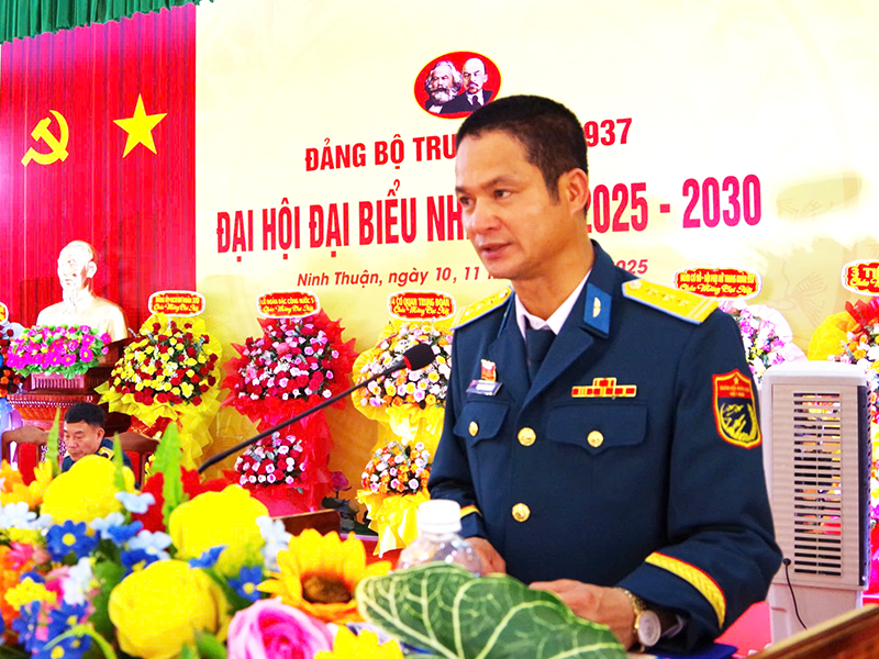 Đảng bộ Trung đoàn 937 tổ chức thành công Đại hội đại biểu nhiệm kỳ 2025-2030.