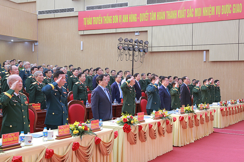 Quân chủng Phòng không - Không quân tổ chức Lễ đón nhận danh hiệu anh hùng lực lượng vũ trang nhân dân và kỷ niệm 62 năm Ngày truyền thống
