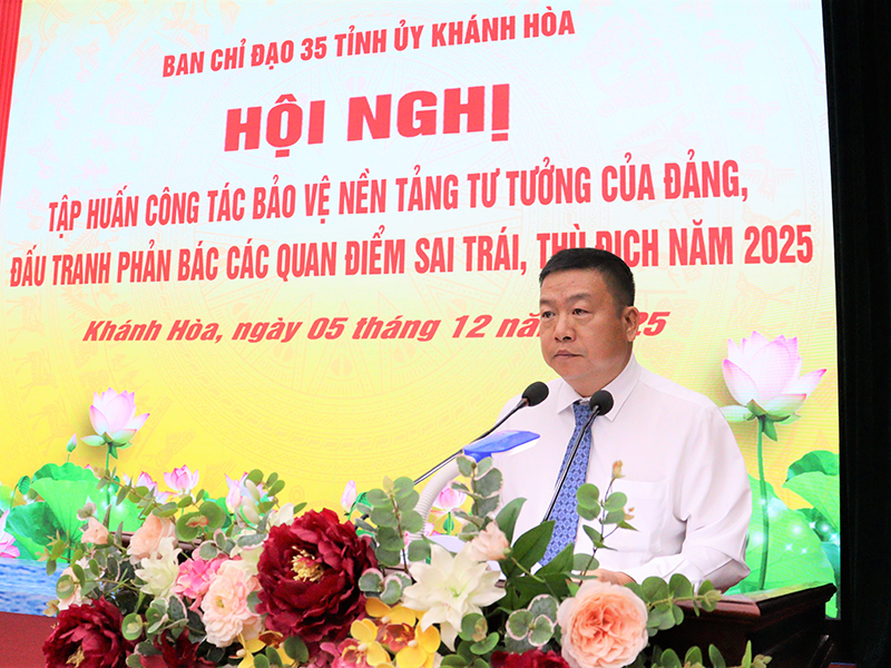 Trường Sĩ quan Không quân tham gia Hội nghị tập huấn công tác bảo vệ nền tảng tư tưởng của Đảng năm 2025