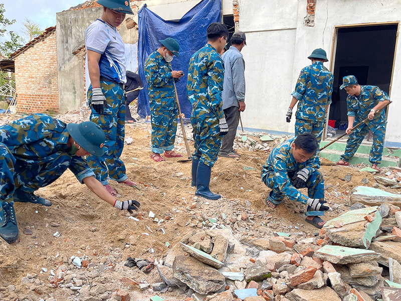 Sư đoàn 372 khởi công xây dựng nhà cho nhân dân vùng lũ tại tỉnh Đắk Lắk