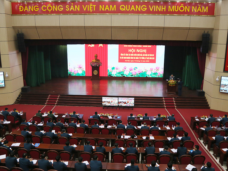 Quân chủng Phòng không - Không quân tổng kết công tác huấn luyện chiến đấu, bảo đảm an toàn bay và rút kinh nghiệm công tác quản lý tư tưởng, kỷ luật năm 2025