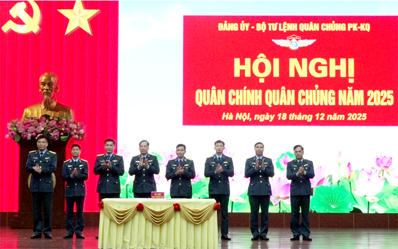 Quân chủng Phòng không - Không quân tổ chức Hội nghị quân chính năm 2025