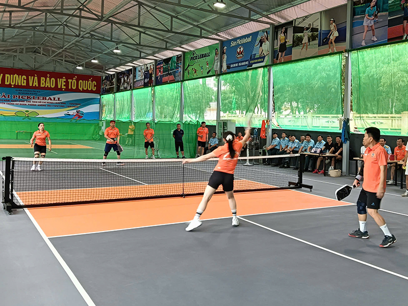 Sư đo&agrave;n 363 tổ chức giải Pickleball ch&agrave;o mừng kỷ niệm 136 năm Ng&agrave;y sinh Chủ tịch Hồ Ch&iacute; Minh v&agrave; 61 năm Ng&agrave;y truyền thống Sư đo&agrave;n 363