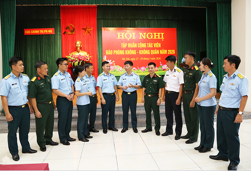 Cục Ch&iacute;nh trị Qu&acirc;n chủng Ph&ograve;ng kh&ocirc;ng - Kh&ocirc;ng qu&acirc;n khai mạc Hội nghị tập huấn cộng t&aacute;c vi&ecirc;n B&aacute;o Ph&ograve;ng kh&ocirc;ng - Kh&ocirc;ng qu&acirc;n năm 2026
