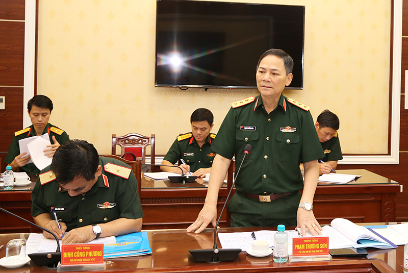 Bộ Quốc ph&ograve;ng l&agrave;m việc với Qu&acirc;n chủng Ph&ograve;ng kh&ocirc;ng - Kh&ocirc;ng qu&acirc;n về Dự &aacute;n VQ v&agrave; hệ thống tự động h&oacute;a chỉ huy