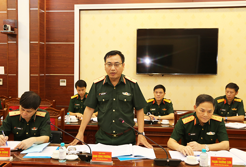 Bộ Quốc ph&ograve;ng l&agrave;m việc với Qu&acirc;n chủng Ph&ograve;ng kh&ocirc;ng - Kh&ocirc;ng qu&acirc;n về Dự &aacute;n VQ v&agrave; hệ thống tự động h&oacute;a chỉ huy
