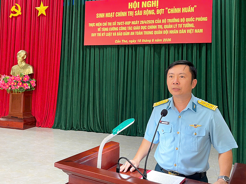 Trung đoàn 917 tổ chức Hội nghị sinh hoạt chính trị sâu rộng, đợt