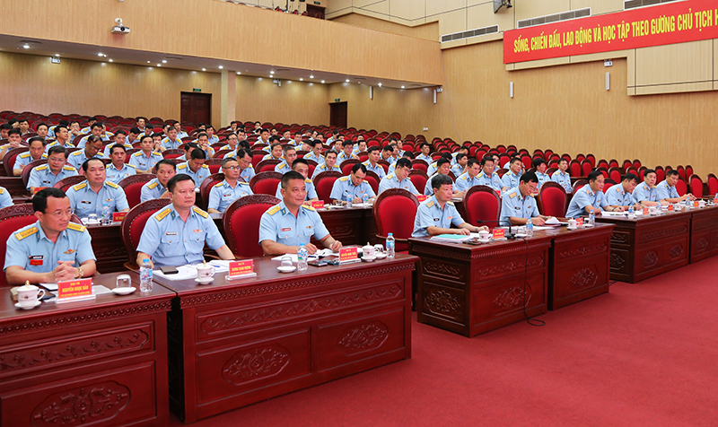 Ph&ograve;ng kh&ocirc;ng - Kh&ocirc;ng qu&acirc;n sơ kết c&ocirc;ng t&aacute;c Đảng, c&ocirc;ng t&aacute;c ch&iacute;nh trị 6 th&aacute;ng đầu năm 2026