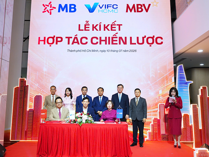 Khai trương trụ sở kinh doanh tại VIFC-HCMC: Bước chuyển sang thị trường ph&iacute;a Nam của Ng&acirc;n h&agrave;ng MBV