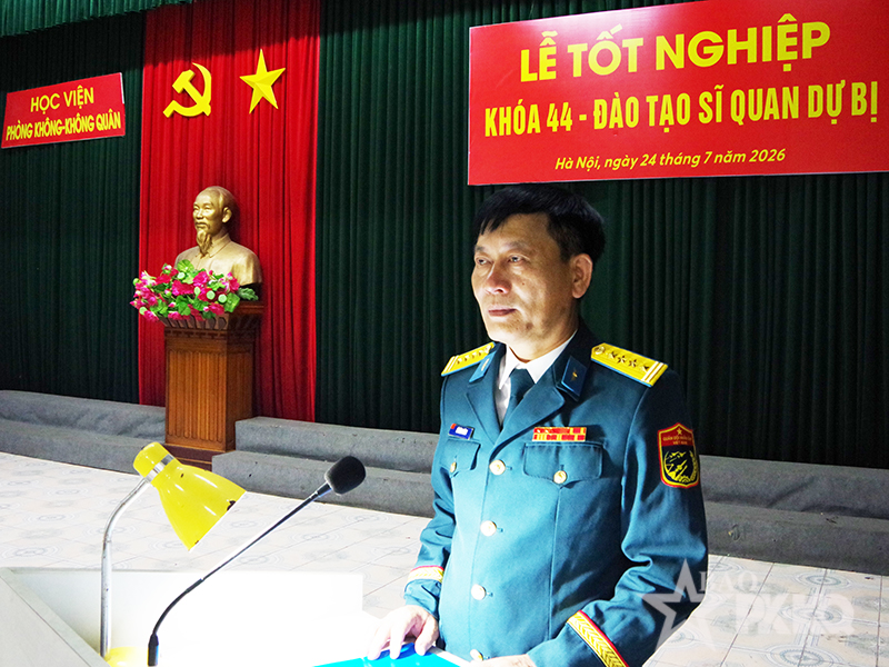Học viện Ph&ograve;ng kh&ocirc;ng-Kh&ocirc;ng qu&acirc;n tổ chức Lễ tốt nghiệp Kh&oacute;a 44 - Đ&agrave;o tạo Sĩ quan dự bị