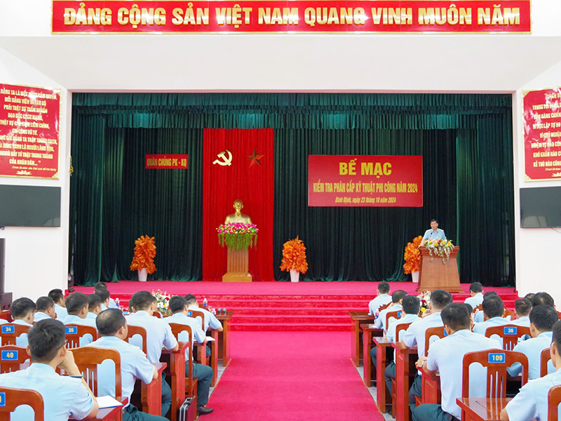 Quân chủng  Phòng không - Không quân kiểm tra và xét phân cấp kỹ thuật phi công năm 2024 đối với Trung đoàn 940, Trường Sĩ quan Không quân