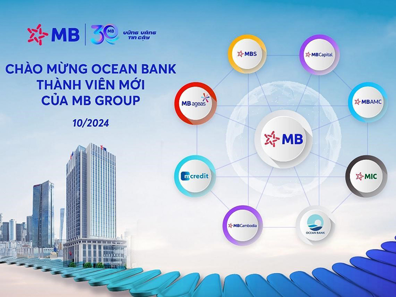 OceanBank chính thức là thành viên mới của MB