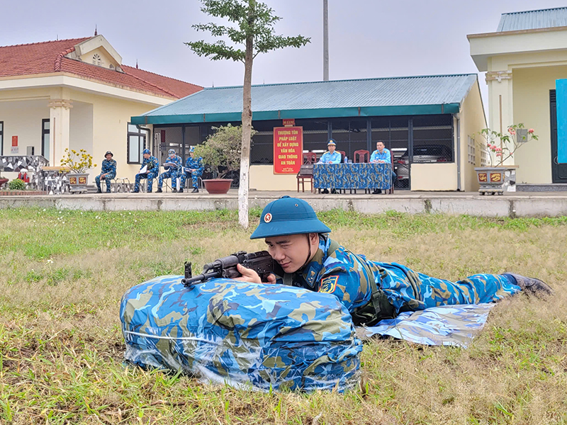 Trung đoàn 293 kiểm tra cán bộ phân đội năm 2024