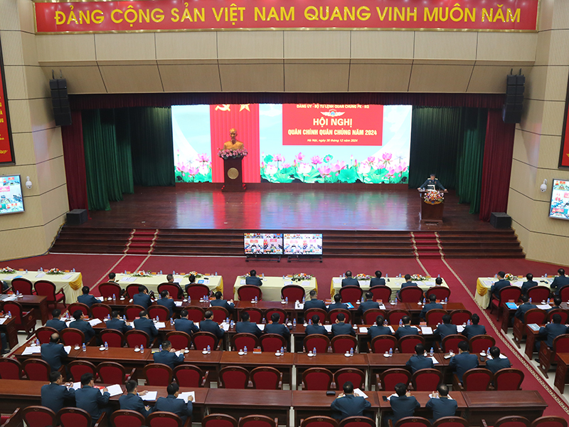 Quân chủng Phòng không - Không quân tổ chức Hội nghị quân chính năm 2024