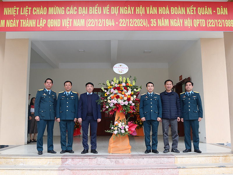 Quân chủng Phòng không - Không quân tổ chức Ngày hội văn hóa đoàn kết quân - dân năm 2024