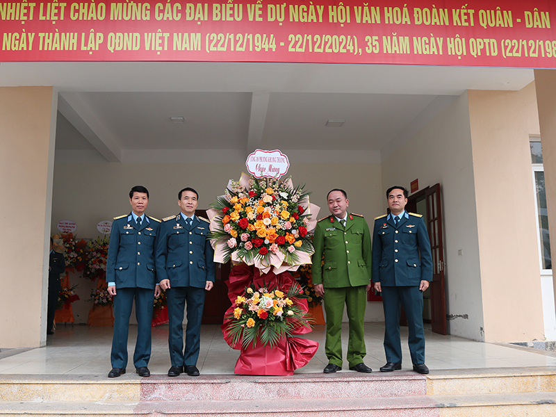 Quân chủng Phòng không - Không quân tổ chức Ngày hội văn hóa đoàn kết quân - dân năm 2024