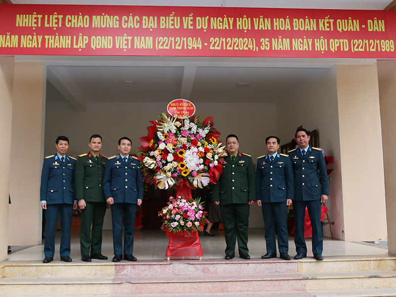 Quân chủng Phòng không - Không quân tổ chức Ngày hội văn hóa đoàn kết quân - dân năm 2024