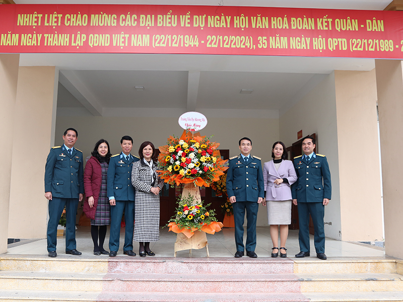 Quân chủng Phòng không - Không quân tổ chức Ngày hội văn hóa đoàn kết quân - dân năm 2024