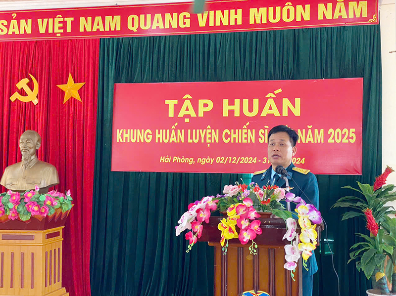 Sư đoàn 363 khai mạc tập huấn khung cán bộ huấn luyện chiến sĩ mới năm 2025