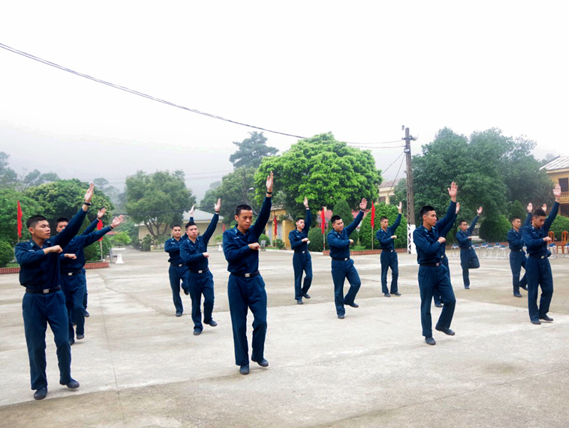 Tiểu đoàn Huấn luyện chiến sĩ mới, Sư đoàn 371 tổ chức Hội thao tháng đầu huấn luyện