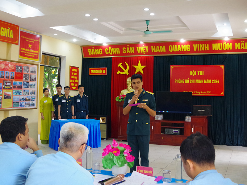Trung đoàn 64 tổ chức Hội thi Phòng Hồ Chí Minh năm 2024