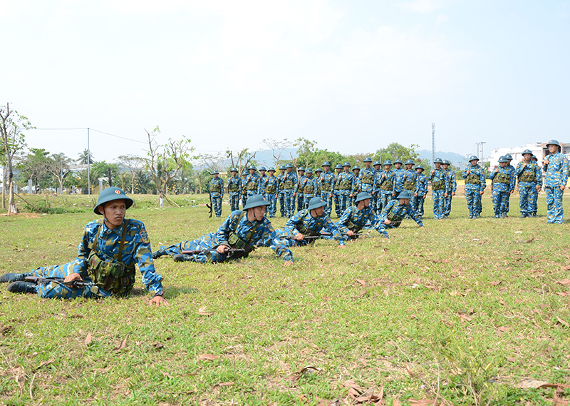 Sư đoàn 372 tổ chức Hội thi cho các đơn vị huấn luyện chiến sĩ mới năm 2024