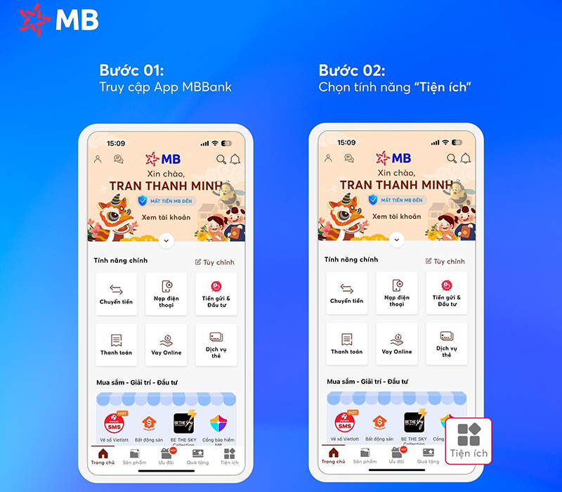 App MBBank: Xác thực khuôn mặt, an tâm chuyển tiền