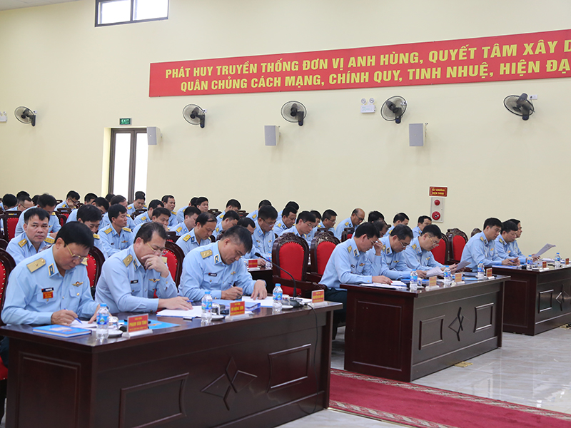 Quân chủng Phòng không - Không quân tổ chức Hội nghị triển khai Kết luận của Bộ trưởng Bộ Quốc phòng
