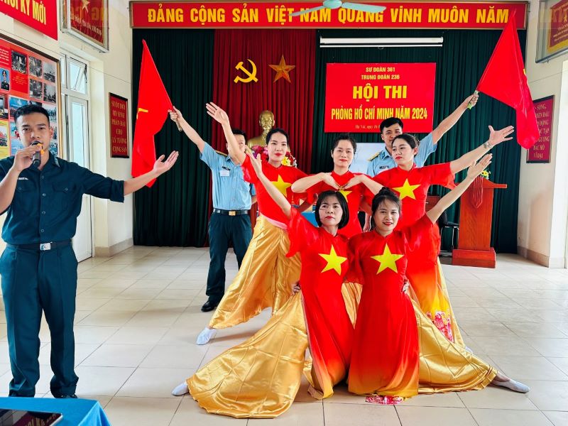 Trung đoàn 236 tổ chức thành công Hội thi Phòng Hồ Chí Minh