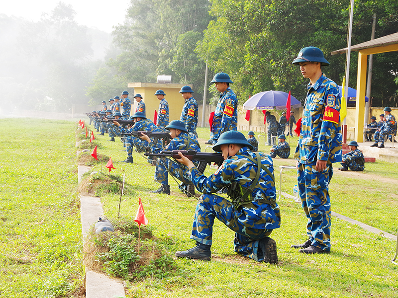 Tiểu đoàn 3 Huấn luyện chiến sĩ mới, Sư đoàn 371 tổ chức bắn đạn thật cho chiến sĩ mới