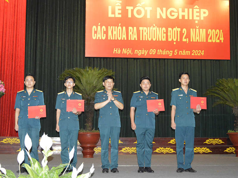 Học viện Phòng không - Không quân tổ chức Lễ tốt nghiệp các khóa ra trường đợt 2, năm 2024