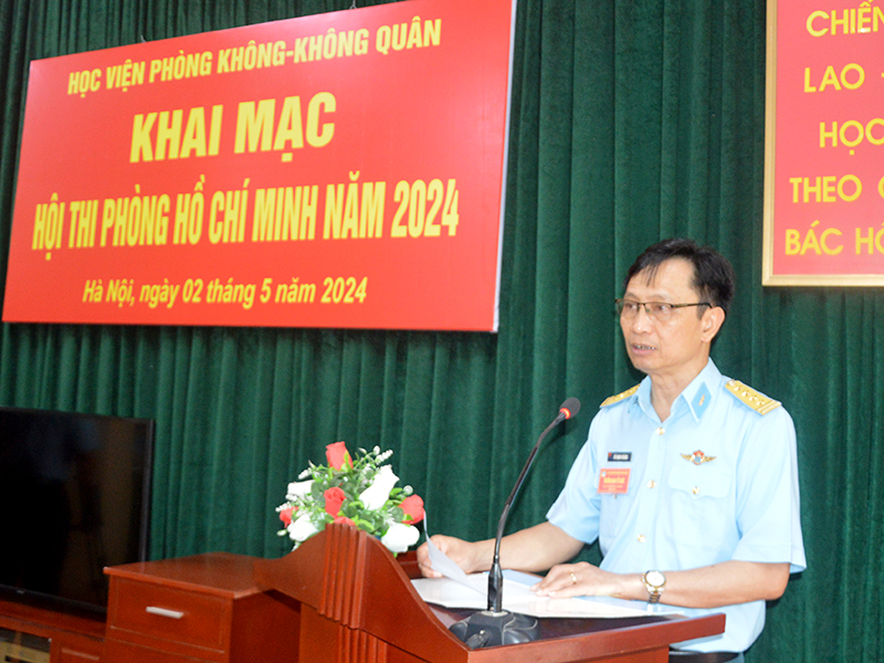 Học viện Phòng không - Không quân tổ chức Hội thi Phòng Hồ Chí Minh năm 2024