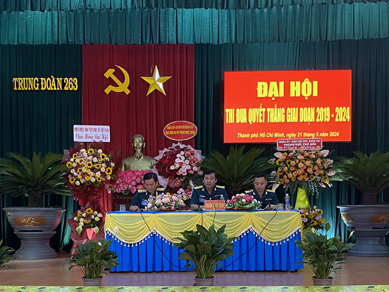 Trung đoàn 263 tổ chức Đại hội Thi đua Quyết thắng giai đoạn 2019-2024