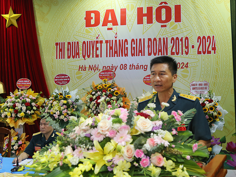 Trung đoàn 257 tổ chức Đại hội Thi đua Quyết thắng giai đoạn 2019-2024