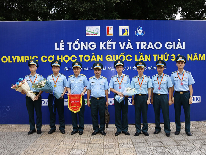 Học viện Phòng không - Không quân đạt giải nhất tại kỳ thi Olympic cơ học toàn quốc lần thứ 34 năm 2024